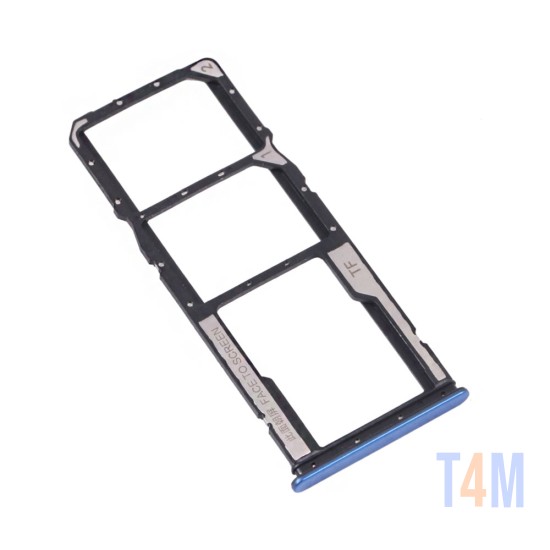 Single SIM Holder Outside Xiaomi Redmi Note 11s Two SIM+MicroSD Cards Blue